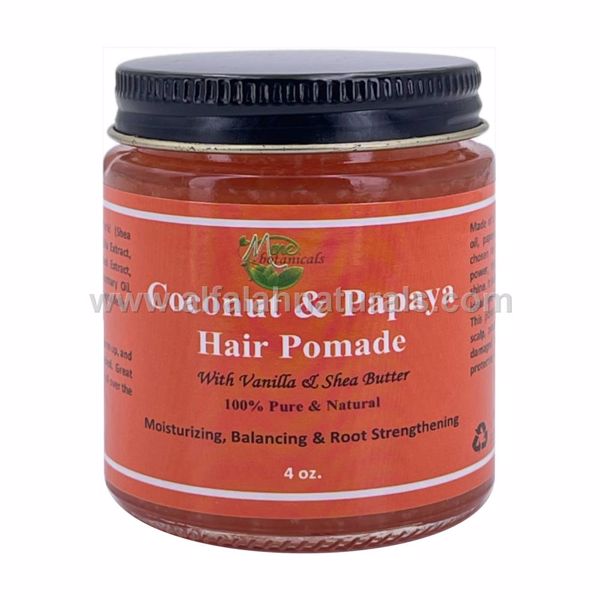 Picture of Coconut & Papaya Hair Pomade 4oz by Mine Botanicals