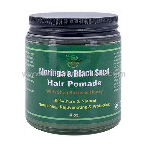 Picture of Moringa & Black Seed Hair Pomade 4oz by Mine Botanicals