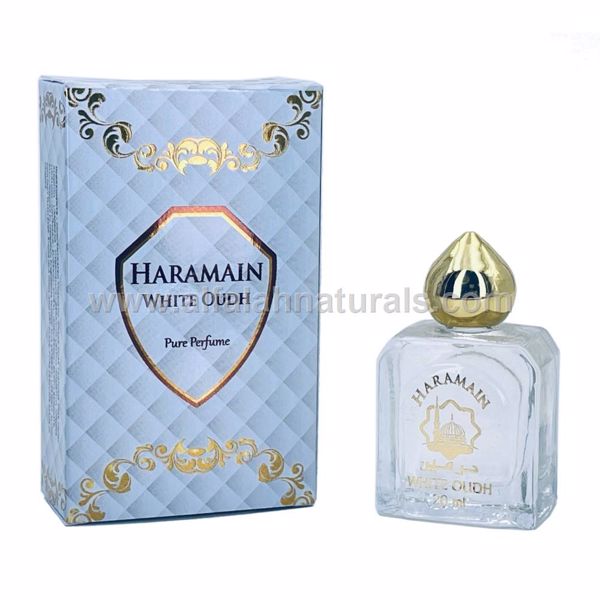 Picture of Haramain White Oudh- Pure perfume - 20 ml with Rollon - By Haramain