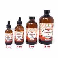 Picture of Flax Seed Oil - 4 FL OZ - 100% Virgin Cold Pressed - Premium Quality