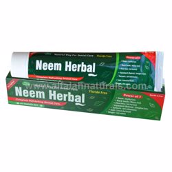 Picture of 6 Pieces - Neem Herbal Toothpaste w/ Xylitol 7 in 1 [Fluoride Free] [6.5 oz] 