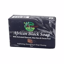 Picture of African Black Bar Soap 8oz by Mine Botanical
