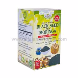 Picture of Black Seed & Moringa 4:1 Premium Extract Capsules - 500mg [60 Capsules] [Halal/Vegetarian]