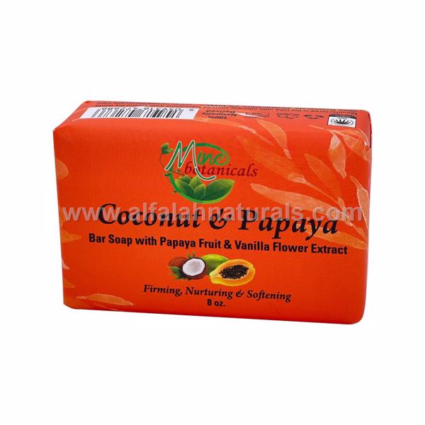 Picture of Coconut & Papaya Bar Soap 8oz by Mine Botanical