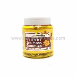 Picture of Ginger Sea Moss Gummies - 100% Vegan [60 Gummies] - By Herboganic