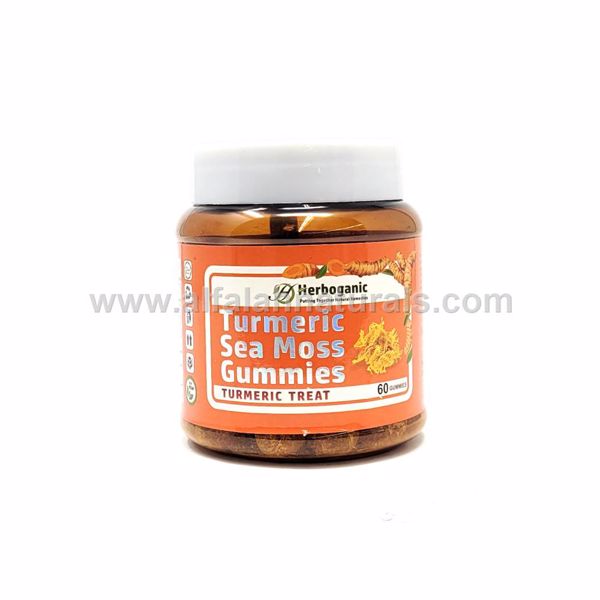 Picture of Turmeric Sea Moss Gummies - 100% Vegan [60 Gummies] - By Herboganic
