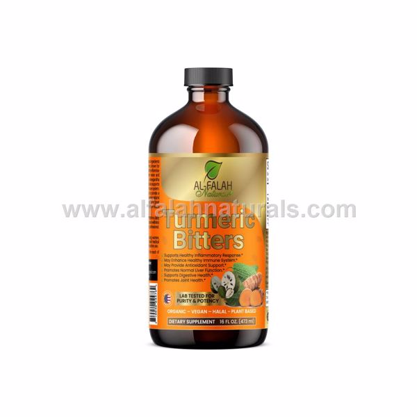 Picture of Turmeric Bitters - 16oz Glass Bottle [By Al-Falah Naturals]